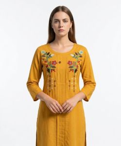 Ladies Cotton Embroidered Top