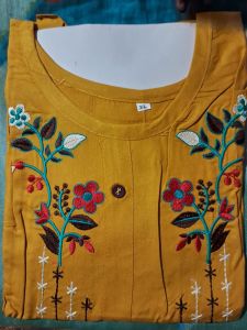 Ladies Cotton Embroidered Top