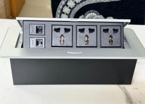 3 Socket Cable Cubby POP Up Box