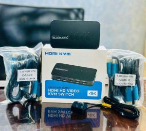 4 Port HDMI KVM Switch with Cable