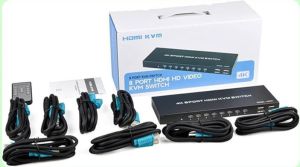 8 Port HDMI KVM Switch with Cable