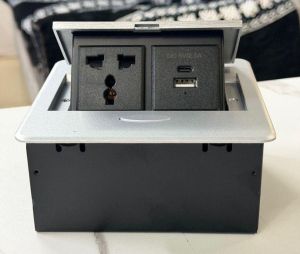 A077H POP Up Cable Cubby Box