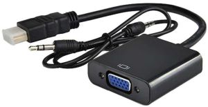 HDMI to VGA Converter Adapter with Audio Support