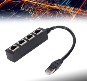 RJ45 Ethernet Splitter Adapter