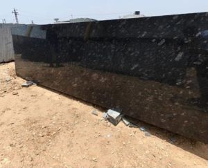 Pearl Black Granite Slab