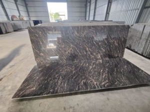 Silky Brown Granite Slab