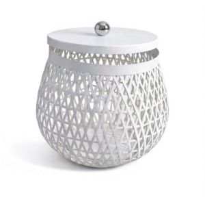White Stylish Handmade Iron Fruit Basket