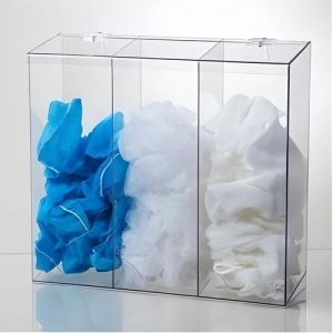 3 Grid Acrylic Mask Dispenser