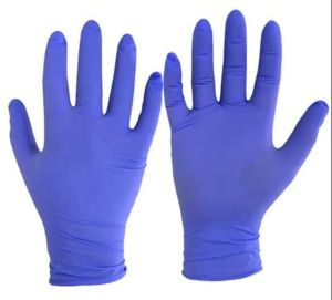 Disposable Blue Nitrile Gloves