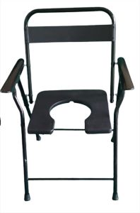 Mild Steel Foldable Commode Chair