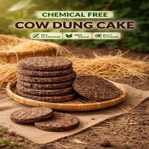 Chemical Free Cow Dung Cake