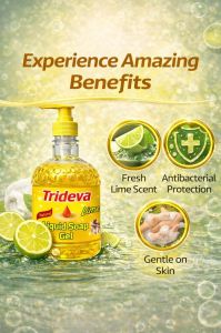 1L Trideva Lemon Soap Gel