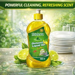 500ml Trideva Lime Dishwash Liquid