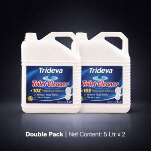Trideva Pack of 2 Liquid Toilet Cleaner
