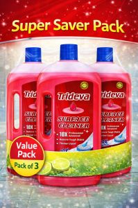Trideva Pack of 3 Liquid Surface Cleaner