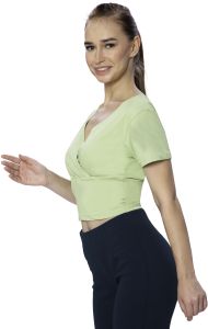 Ladies Wrap Crop Top