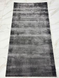 Dark Grey Handwoven Runner Rug