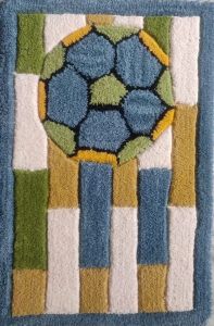 Hand Tufted Wool Geometric Rug