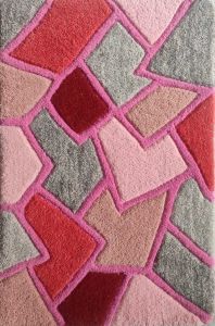 Handwoven Wool Geometric Pattern Rug