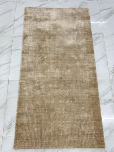Sand Beige Handwoven Runner Rug