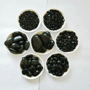 Black Tumbled Stones