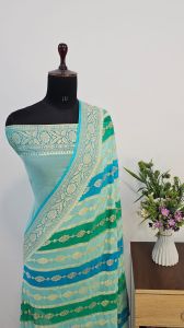 Pure Khaddi Georgette Handloom Banarasi Saree