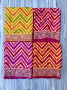 Pure Banarasi Khaddi Georgette Silk Saree