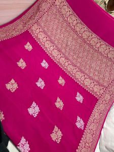 Handwoven Banarasi Kadhwan Saree