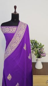 Premium Handwoven Banarasi Kadhwan Saree