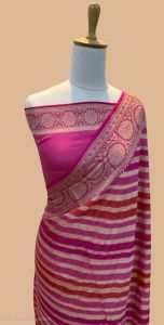 Pure Banarasi Chiffon Saree