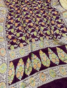 Pure Banarasi Chiffon Silk Saree