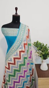 Pure Banarasi Khaddi Georgette Saree
