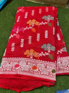 Traditional Banarasi Tussar Georgette Saree
