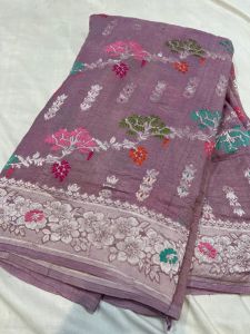 Traditional Banarasi Tussar Georgette Saree