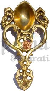 Traditional Ritual Brass Pooja Spoon