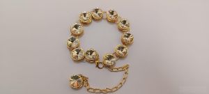 Crystal Stone Link Adjustable Bracelet
