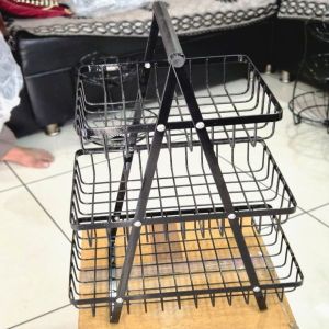 Mild Steel Foldable Fruit Basket