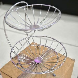Stainless Steel 2 Shelf Fruit Basket