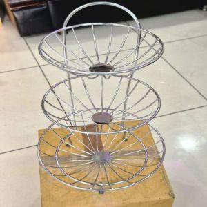 Stainless Steel 3 Shelf Fruit Basket