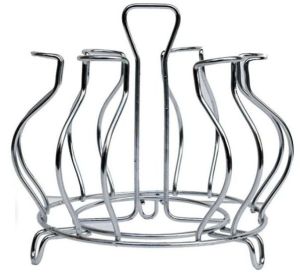 Stainless Steel Glass Stand