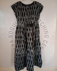 Black Ethnic Printed Frock