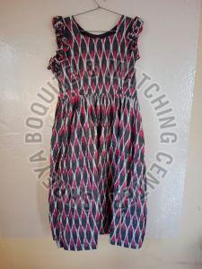 Long Printed Ladies Frock