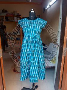 Rayon Printed Ladies Frock