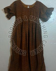 Vintage Printed Ladies Frock