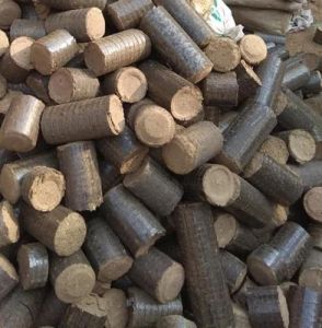 Brown Firewood Saw Dust Biomass Briquette