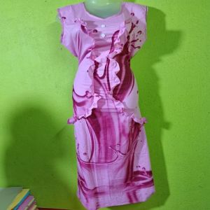 Floral Printed Cotton Nighty