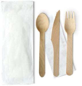Disposable Paper Cutlery Pouch