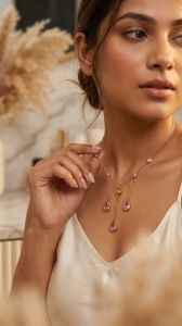 925 Silver Rose Gold Sweet Reverie Necklace
