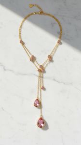 925 Silver Rose Gold Sweet Reverie Necklace