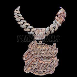 3D Custom Hip Hop Gold Pendant